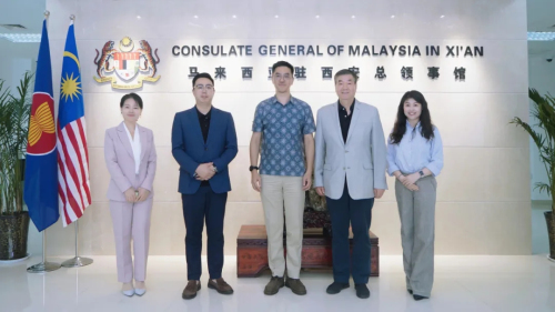三八妇乐袁晓峰拜访马来西亚驻西安总领事馆